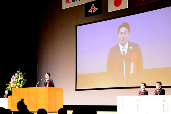 PTA会長 小田陽介様からの祝辞