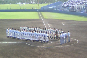 無念！08高校野球大会の一番星ならず・・・